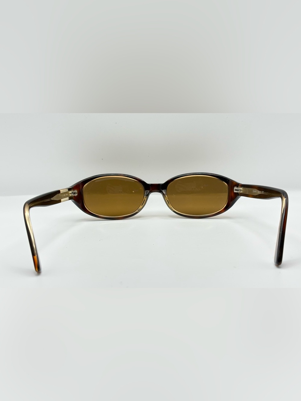 Coach S417 Brown Oval Sunglasses Frames Only - Picture 7 of 9